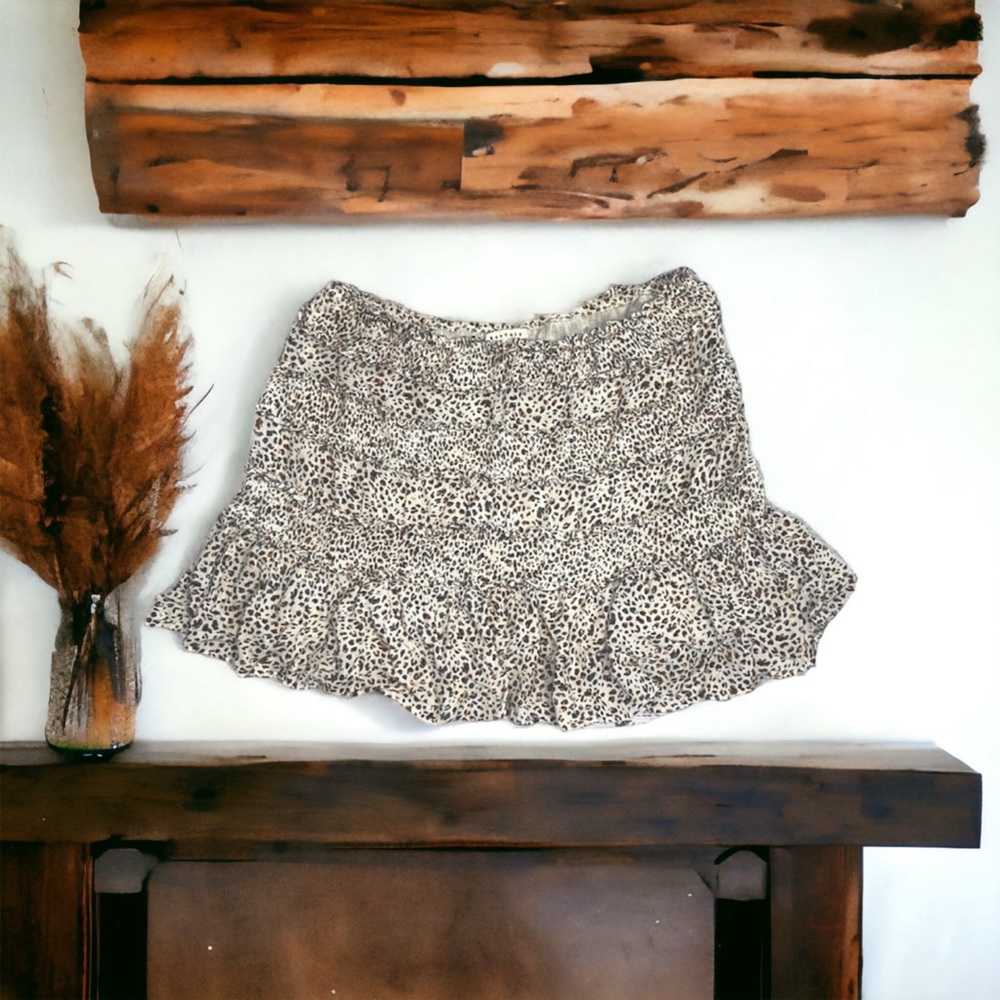Hope’s Boutique animal print skirt